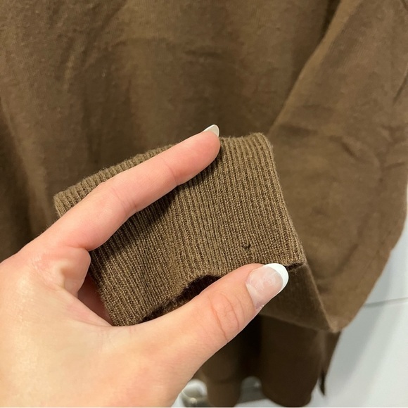 Vince Brown 100% Cashmere Sweater - Picture 10 of 10